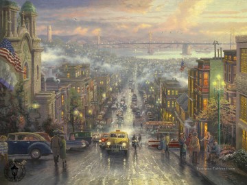 D’autres paysages de la ville œuvres - The Heart of San Francisco TK cityscape